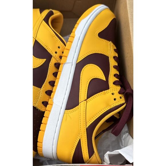 Nike Dunk Low Retro University Gold ASU Size 9 Men’s -10.5 Women New In Box main image 7